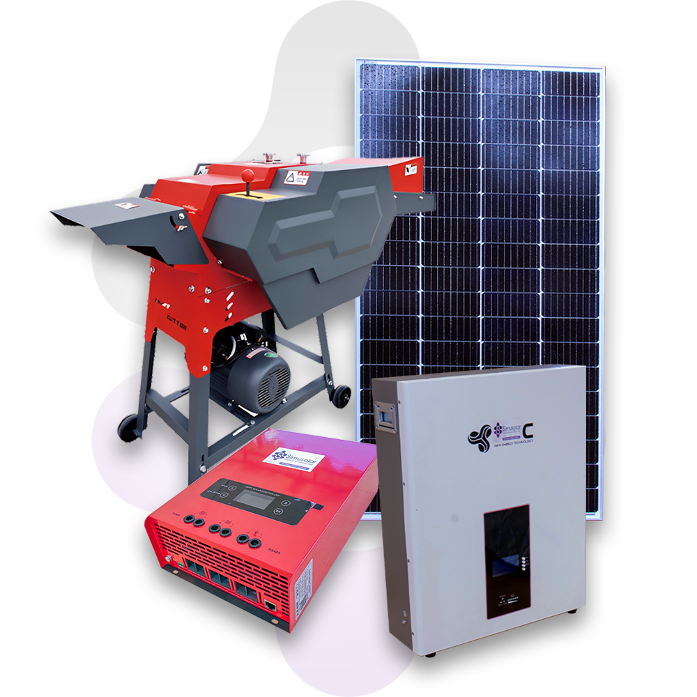 VUNA SOLAR CHAFF CUTTER